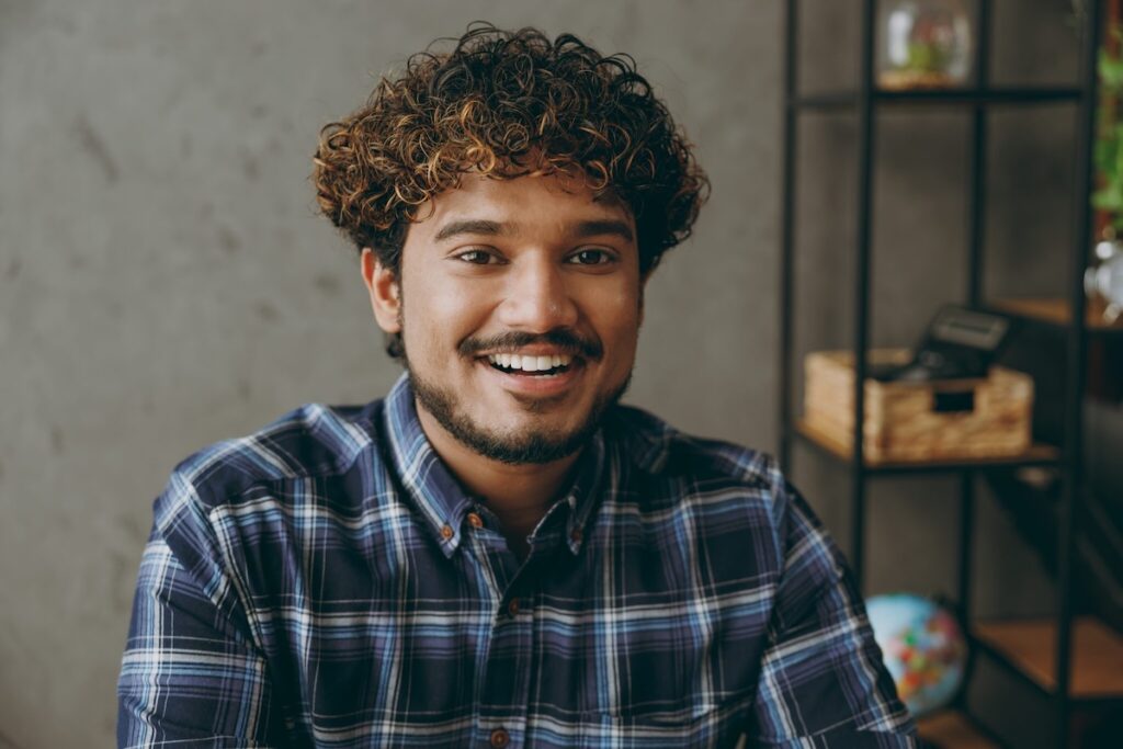 smiling young adult